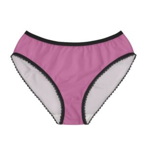 Underwear Briefs Jewish Humor 'Groyse Metzie' Light Pink Women's