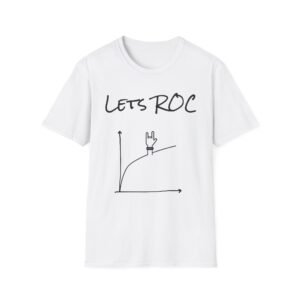 Funny Data Science Graph Softstyle T-Shirt - Let's Rock